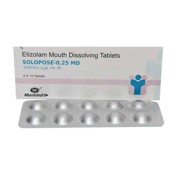 solopose md 0.25mg tablet 10's